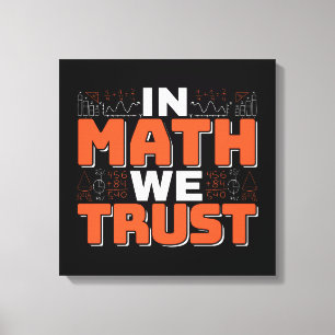 Toile Citation de professeur de mathématiques - En Math 