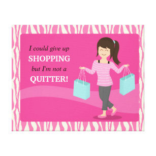 Toiles Canevas Citations Girly Zazzle Fr