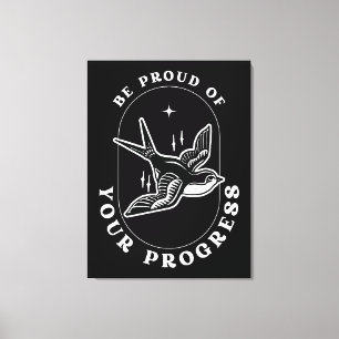 Toile Citation Motivationnelle Soyez Fier de Vos Progrès