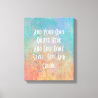 Citation murale aquarelle personnalisée