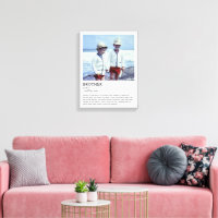 Citation personnalisée Brother Definition Wall Art