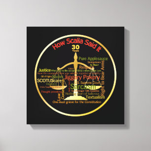 Toile Citations de court suprême d'Antonin Scalia -