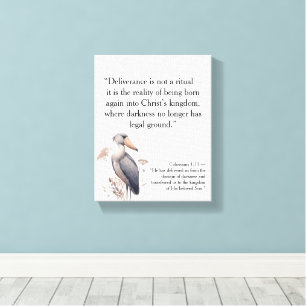 Toile Citations de motivation chrétienne remplies de foi