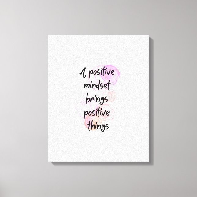 Toile citations inspirationnelles positives, Get Motivat (Recto)