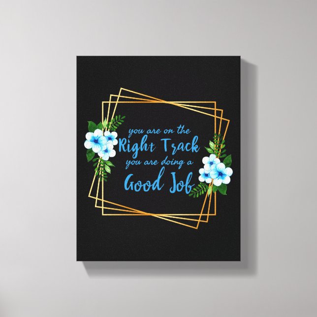 Toile citations motivationnelles et inspirantes pour le  (Recto)