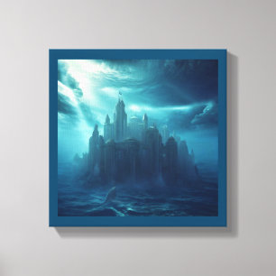 Toile Cité Fantastique d'Atlantis (2)