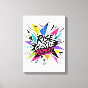Toile Citer Créer Répéter Citation Motivationnelle Inspi