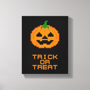 TOILE CITROUILLE D'HALLOWEEN - DES FRITURES OU DES BONBO