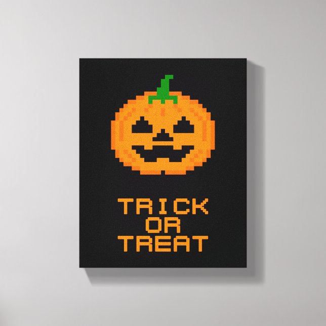 TOILE CITROUILLE D'HALLOWEEN - DES FRITURES OU DES BONBO (Recto)