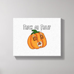 Toile Citrouille drôle naughty cadeau farce Halloween