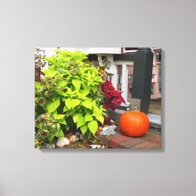 Toile Citrouille et Coleus - Martha's Vineyard (Recto)
