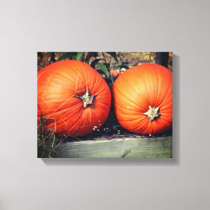 Toile Citrouille Pair Fall
