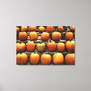 Toile Citrouilles d'automne
