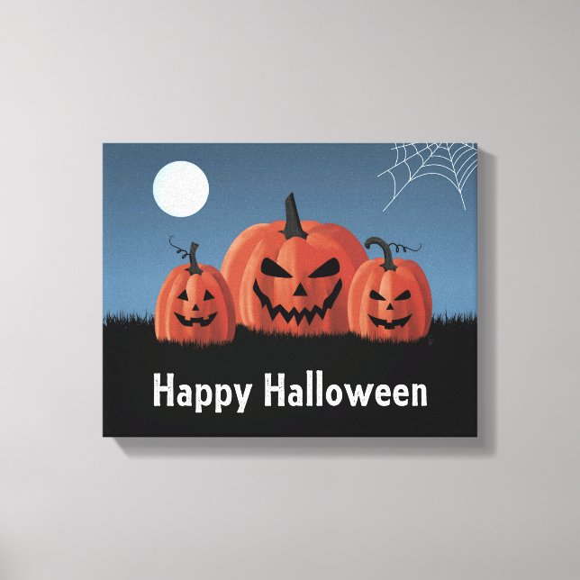 Toile Citrouilles Halloween (Recto)