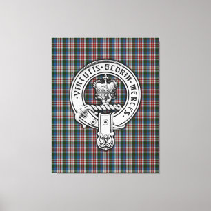 Toile Clan Donnachaidh (Robertson) Crest & Dress Tartan
