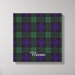Toile Clan Nixon Plaid Scottish kilt tartan