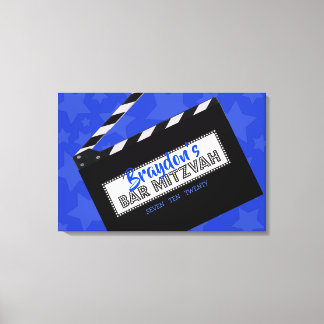 Toile CLAPBOARD Bar Mitzvah Connexion Carte mémoire