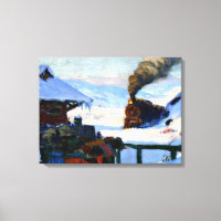 Clarence Gagnon - Le Train Baie-Saint-Paul