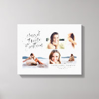 classe de 2018 diplôme multi photo canvas