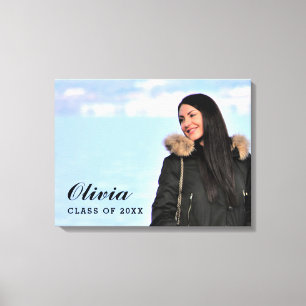 Toile Classe de 2025 Graduate Custom Photo Graduation