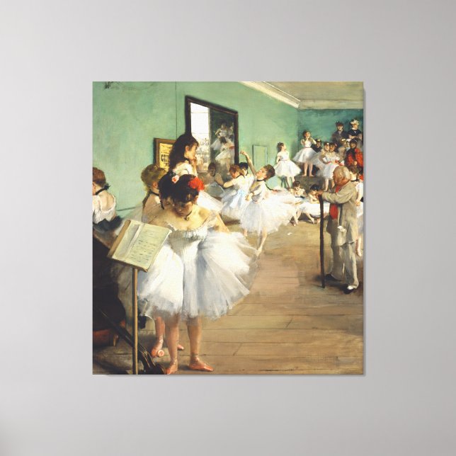 Toile Classe de danse Edgar Degas (Recto)