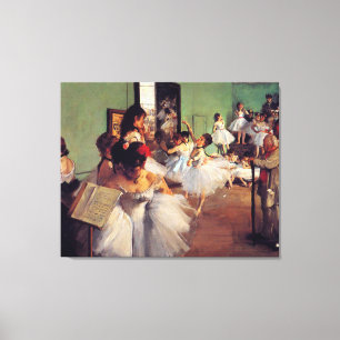 Toile Classe de danse par Edgar Degas