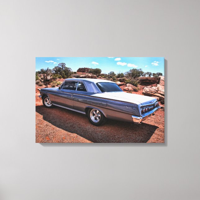 Toile Classic Chevy Impala Hot Rod (Recto)