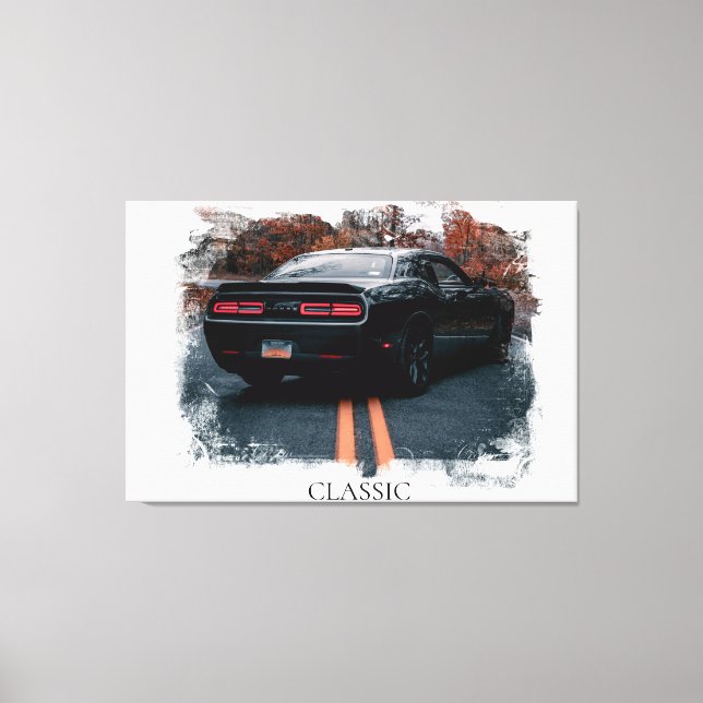 Toile *~* Classic Muscle Car Antique Vieux (Recto)