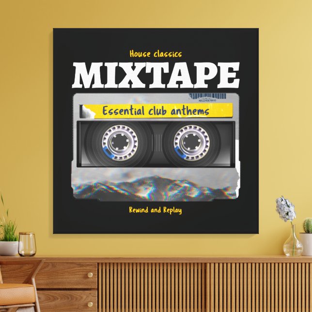 Toile Classics de la maison Mixtape Club Anthems (Insitu(Salon))