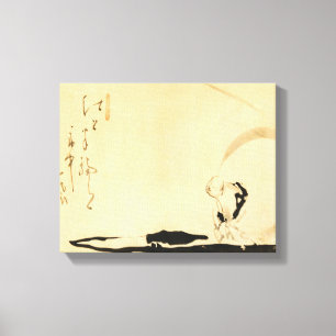Toile Classics Zen - Hakuin Ekaku - Hotei dans un bateau