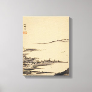 Toile Classics Zen - Sesshu - Paysage d'automne