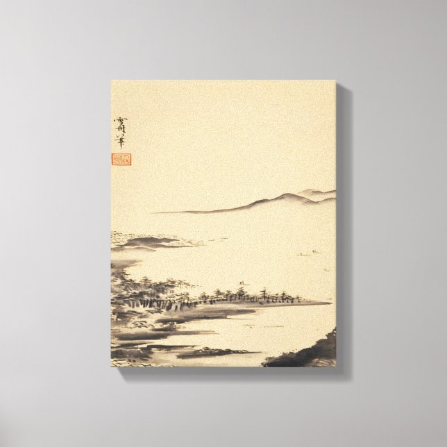 Toile Classics Zen - Sesshu - Paysage d'automne (Recto)