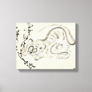Toile Classiques Zen - Gibon Sengai - Tigre