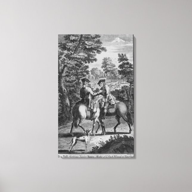 Toile Claude Duval voleur Squire Roper (Recto)