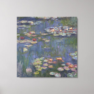 Toile Claude Monet 1916 Lys d'eau Vintages