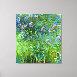 Toile Claude Monet : Agapanthe