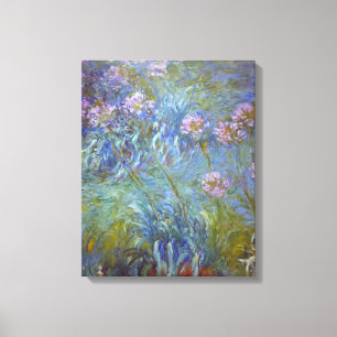 Toile Claude Monet Agapanthus