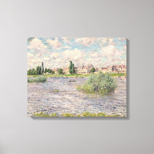 Toile Claude Monet | at Lavacourt (Recto)
