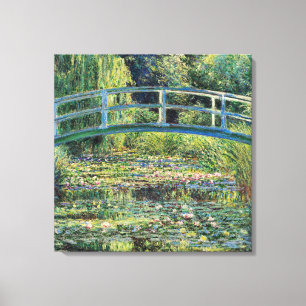 Toile Claude Monet - Bassin aux Nymphéas & Pont Japonais