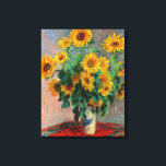 Toile Claude Monet - Bouquet de tournesols<br><div class="desc">Bouquet de tournesols / Bouquet de tournois - Claude Monet,  Huile sur toile,  1881</div>