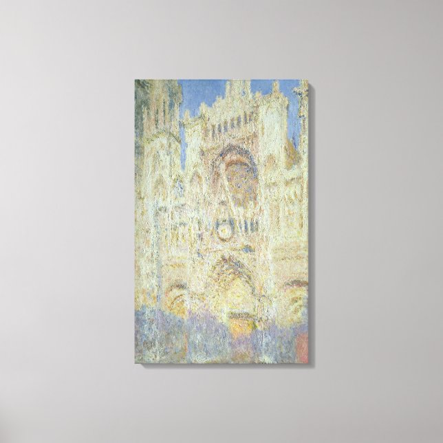 Toile Claude Monet | Cathédrale de Rouen au coucher du s (Recto)