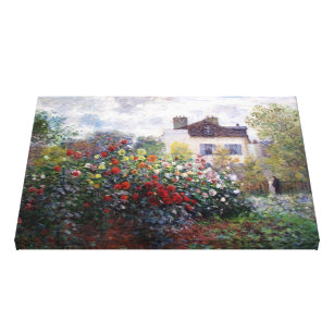 Toile Claude Monet Corner du Garden Fine Art