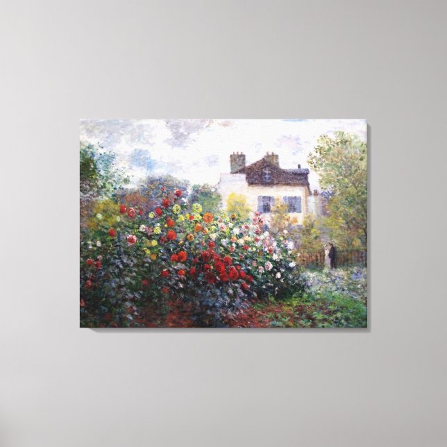 Toile Claude Monet Corner du Garden Fine Art (Recto)