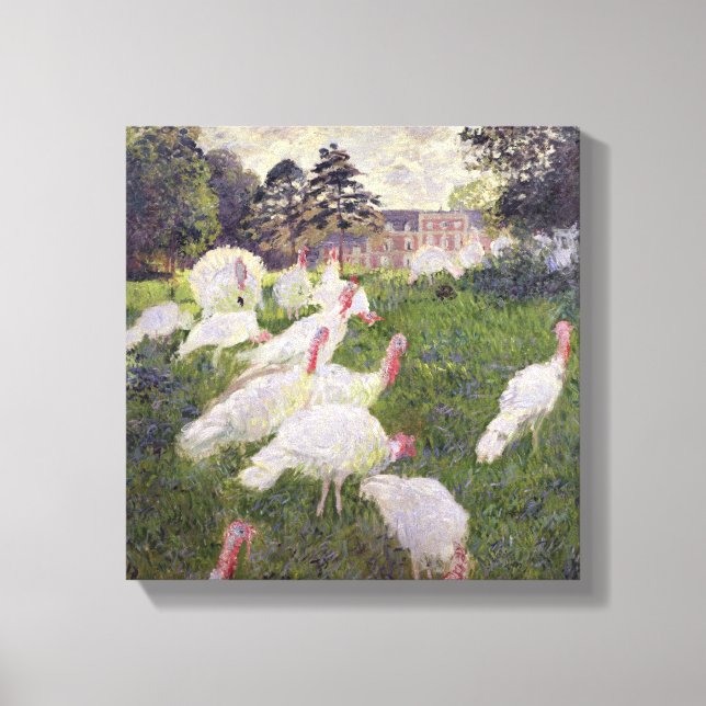 Toile Claude Monet | Déchets au Château de Rottembourg (Recto)