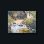 Toile Claude Monet | Déjeuner : Le jardin de Monet Argen<br><div class="desc">Le déjeuner : Le jardin de Monet à Argenteuil,  vers 1873 | par Claude Monet | Lieu de l'art : Musée d'Orsay,  Paris,  France | Artiste français | Numéro de collection d'images : XIR16128</div>