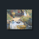 Toile Claude Monet | Déjeuner : Le jardin de Monet Argen<br><div class="desc">Le déjeuner : Le jardin de Monet à Argenteuil,  vers 1873 | par Claude Monet | Lieu de l'art : Musée d'Orsay,  Paris,  France | Artiste français | Numéro de collection d'images : XIR16128</div>