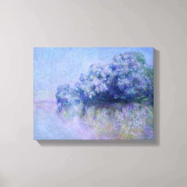 Toile Claude Monet Île aux Orties près de Vernon (Recto)