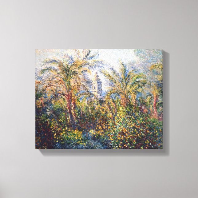 Toile Claude Monet | Jardin à Bordighera (Recto)