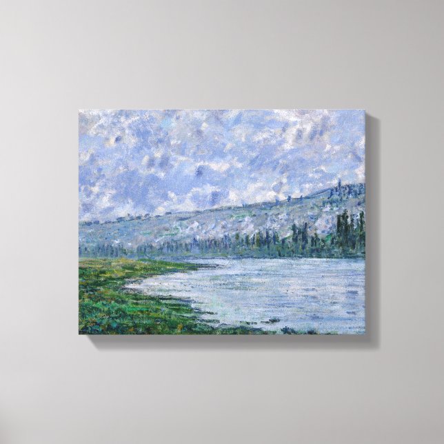 Toile Claude Monet - La Seine à Vetheuil (Recto)