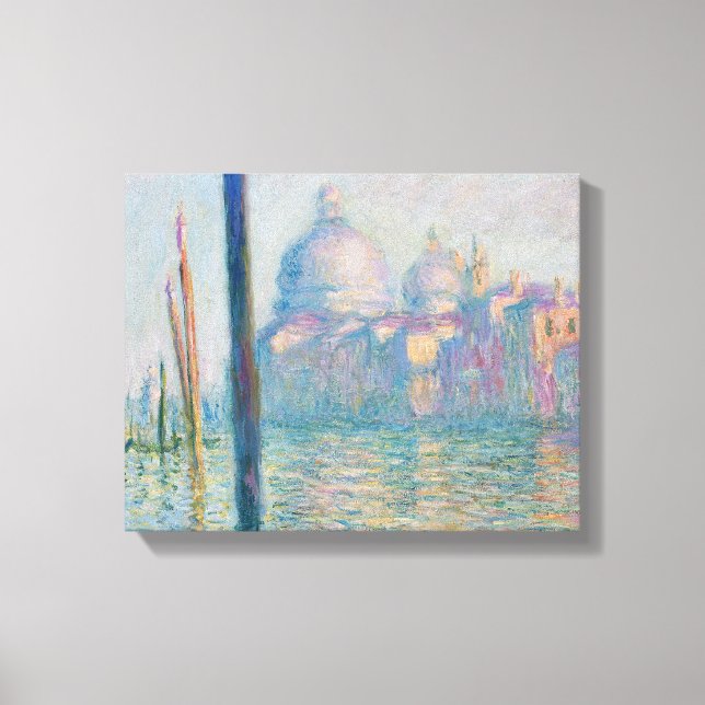 Toile Claude Monet - Le Grand Canal (Recto)